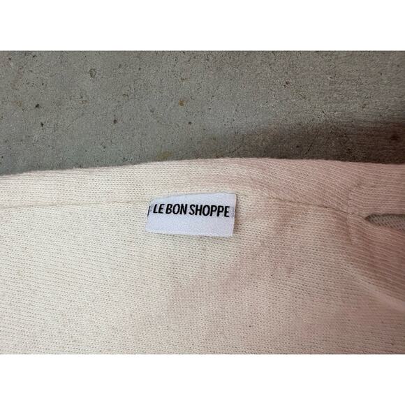 Le Bon Shoppe Au Naturel Knit Dress S Unbleached Undyed Minimalist - Picture 3 of 9